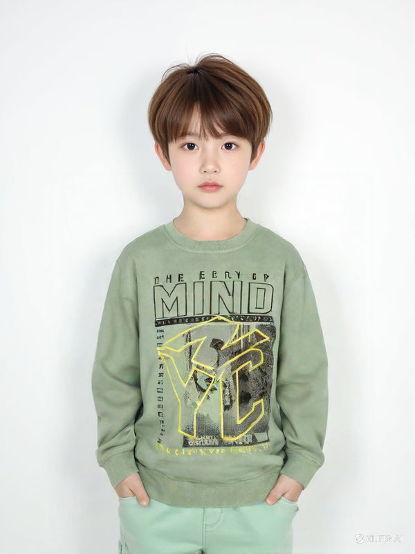 LEFTIES Sweat Crew Neck Cotton